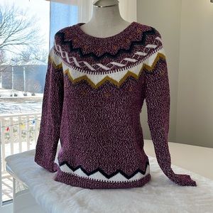 Old Navy argyle sweater size large